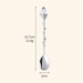 Zinc Alloy Stainless Steel Coffee Spoon