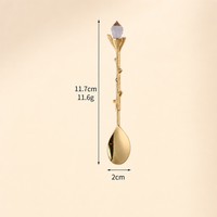 Zinc Alloy Stainless Steel Coffee Spoon