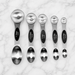 Stainless Steel Measuring Spoons with Strong Magnetic Handle 5-Piece Set