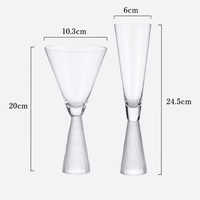 Crystal Glass Stemmed Goblet