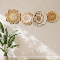 Boho Round Woven Wall Hanging Decor