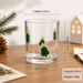 Hand Painted Christmas Glass Tumbler