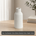 White Ceramic Striped Flower Vase
