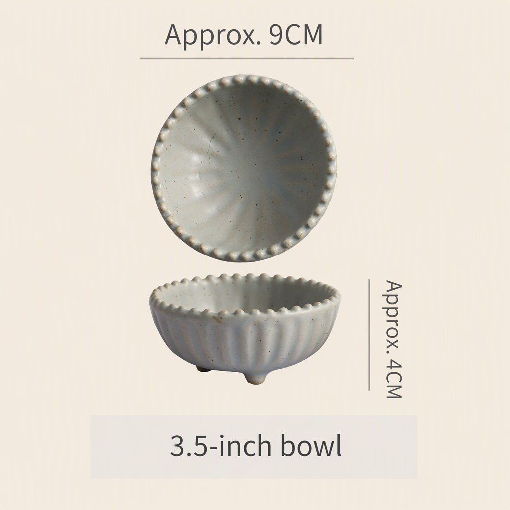 Vintage Rustic Ceramic Bowl Dish Tableware