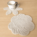 Vintage Lace Table Mat Embroidered Cutout Coaster