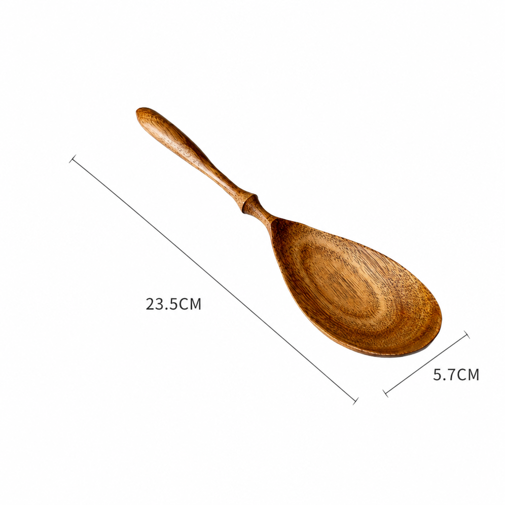 Acacia Wood Salad Serving Spoon Fork Spatula
