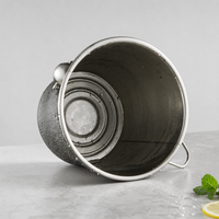 Stainless Steel Ice Bucket Metal Cooling Bucket