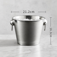 Stainless Steel Ice Bucket Metal Cooling Bucket