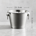 Stainless Steel Ice Bucket Metal Cooling Bucket
