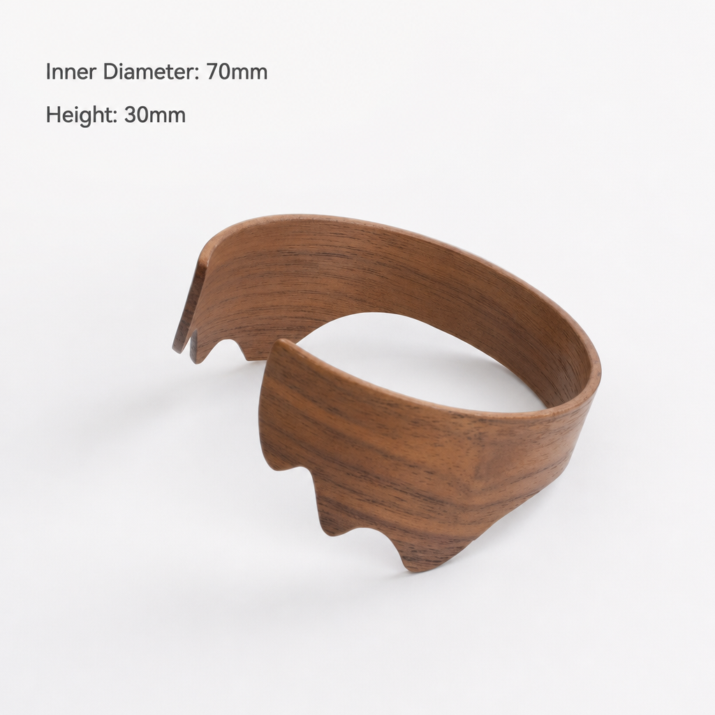 Black Walnut Wood Cup Sleeve Heat Resistant Coffee Cup Protector
