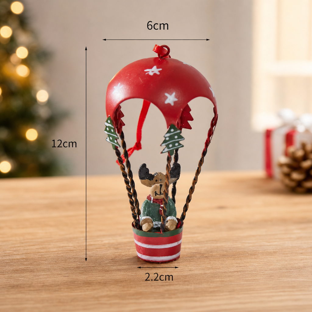 Christmas Iron Tree Hanging Ornament Decorative Holiday Decoration