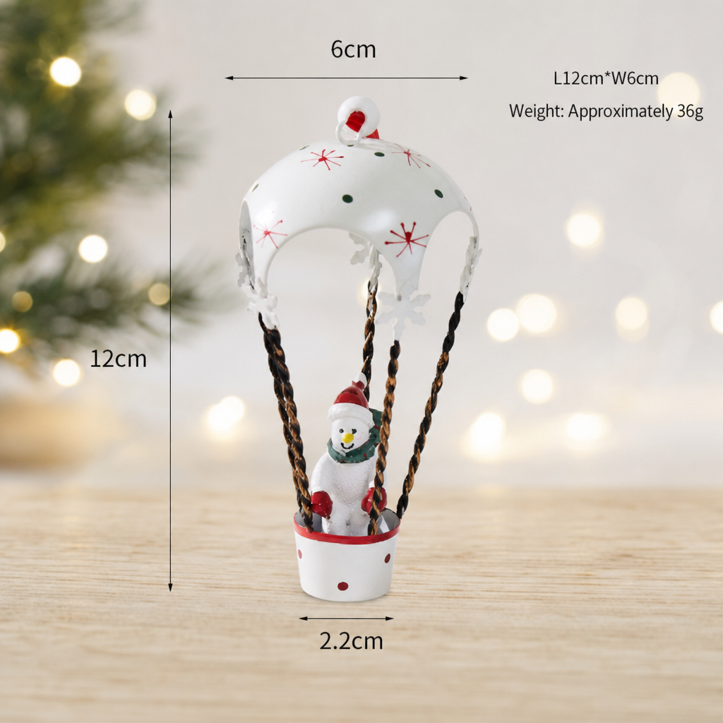 Christmas Iron Tree Hanging Ornament Decorative Holiday Decoration