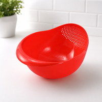Multifunctional Kitchen Colander Rice Washing Basket Drain Strainer