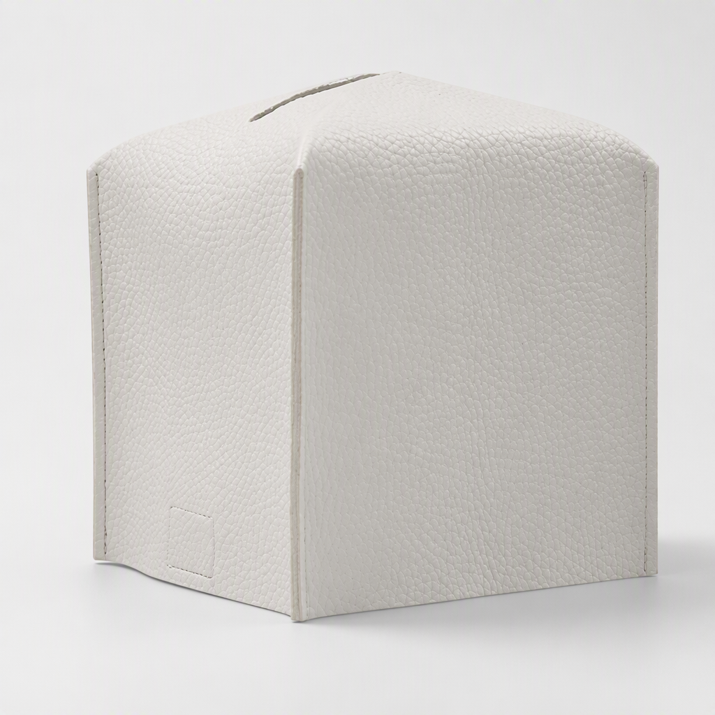 Square PU Leather Tissue Box Home Table Napkin Holder