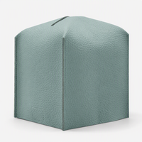 Square PU Leather Tissue Box Home Table Napkin Holder