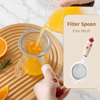 Baking Sifter Strainer with Egg Whisk Stainless Steel Flour Sieve Kitchen Baking Tool