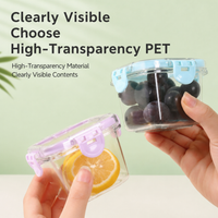Mini Fridge Organizer Sauce Storage Box Plastic Food Container