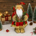 12 Inch Standing Santa Claus Christmas Decoration Polyester