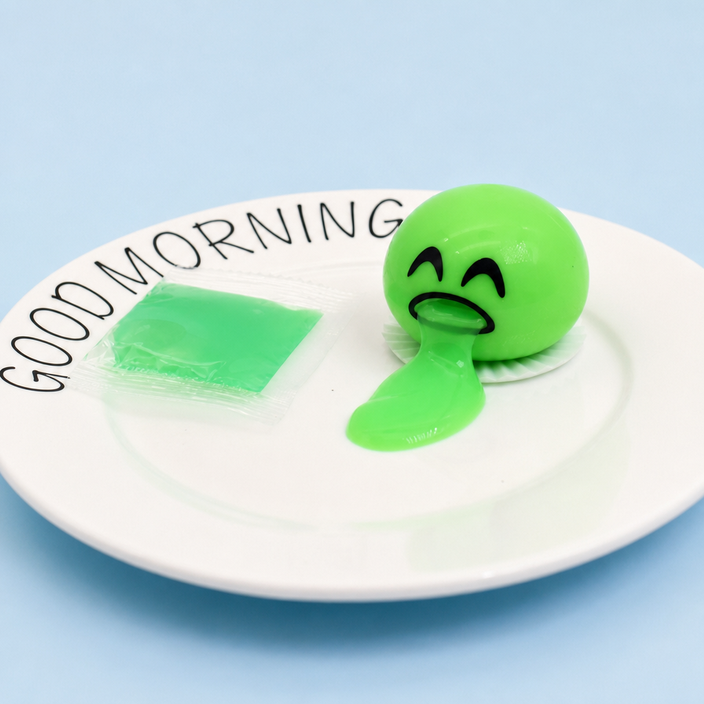 Egg Yolk Squishy Toy Slow Rebound Stress Relief Squeeze Toy