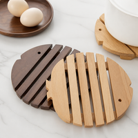 Creative Solid Wood Heat Resistant Table Mat