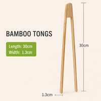 Bamboo Tea & Bread Tongs