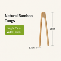 Bamboo Tea & Bread Tongs