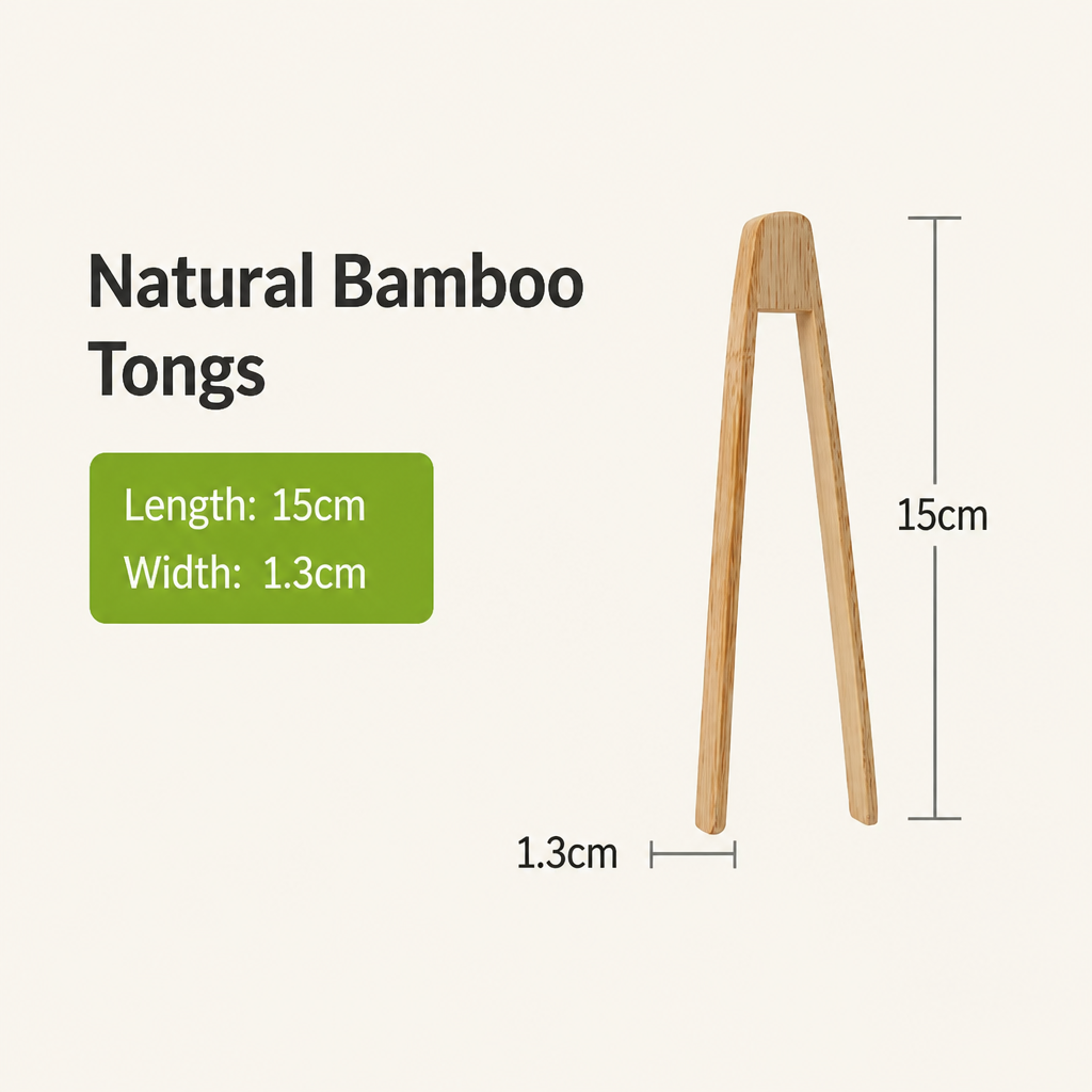 Bamboo Tea & Bread Tongs