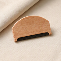 Beech Wood Lint Remover Manual Fabric Hair Cleaner