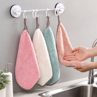 Hanging Double-Sided Cleaning Cloth Pineapple Texture Kitchen