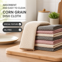 Corn Fiber Cleaning Cloth with Lanyard style