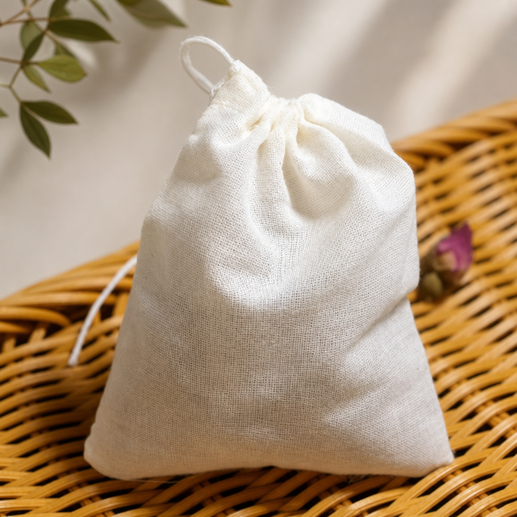 Drawstring Herbal Filter Bag 20×26cm