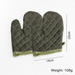 Green Microwave Baking Heat Resistant Gloves