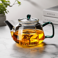 Glass Teapot for Tea Brewing