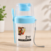 Portable Fruit & Vegetable Yogurt Cup with Fork Lid