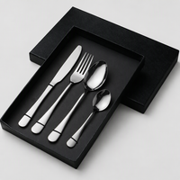 Stainless Steel 4-Piece Flatware Set