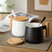 Rustic Minimalist Coffee Mug for Home and Café