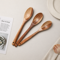 Long Handle Wooden Cooking Spoon
