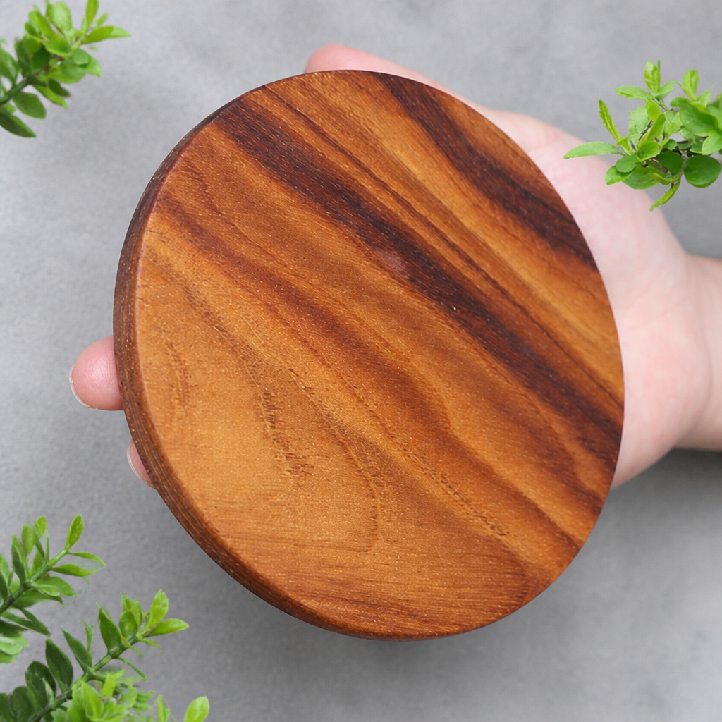 Camphor Wood Coaster, Natural Wooden Drink Mat