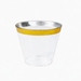 9 oz Silver Foil Plastic Cups, Metallic Disposable Party Cups