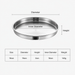 Stainless Steel Round Serving Tray