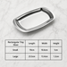Stainless Steel Jewelry Tray Silver Rectangular Storage Dish Decorative Vanity Organizer
