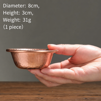 Handmade Hammered Copper Water Cup