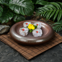 Dry Ice Serving Tray Vegetable Platter Shrimp Paste Serving Dish Food Display Plate