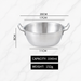 Stainless Steel Mini Cooking Pot with Double Handles