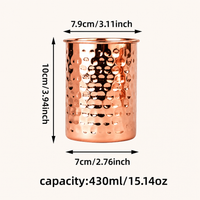 304 Stainless Steel Copper Plated Moscow Mule Mug