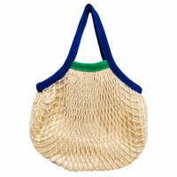 Cotton Woven Mesh Shopping Bag with Lining