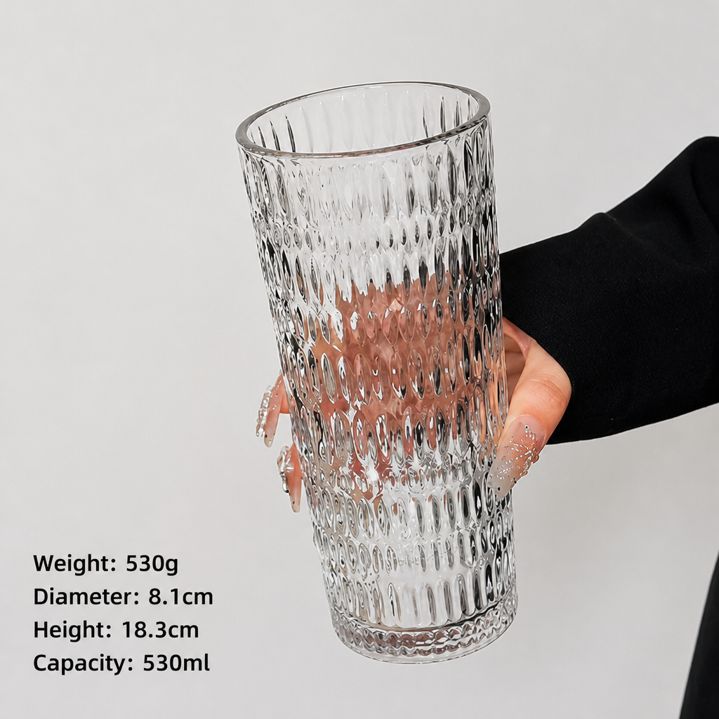 Modern Tall Tumbler for Home and Cafe