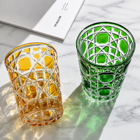 Decorative Textured Water Cup for Home