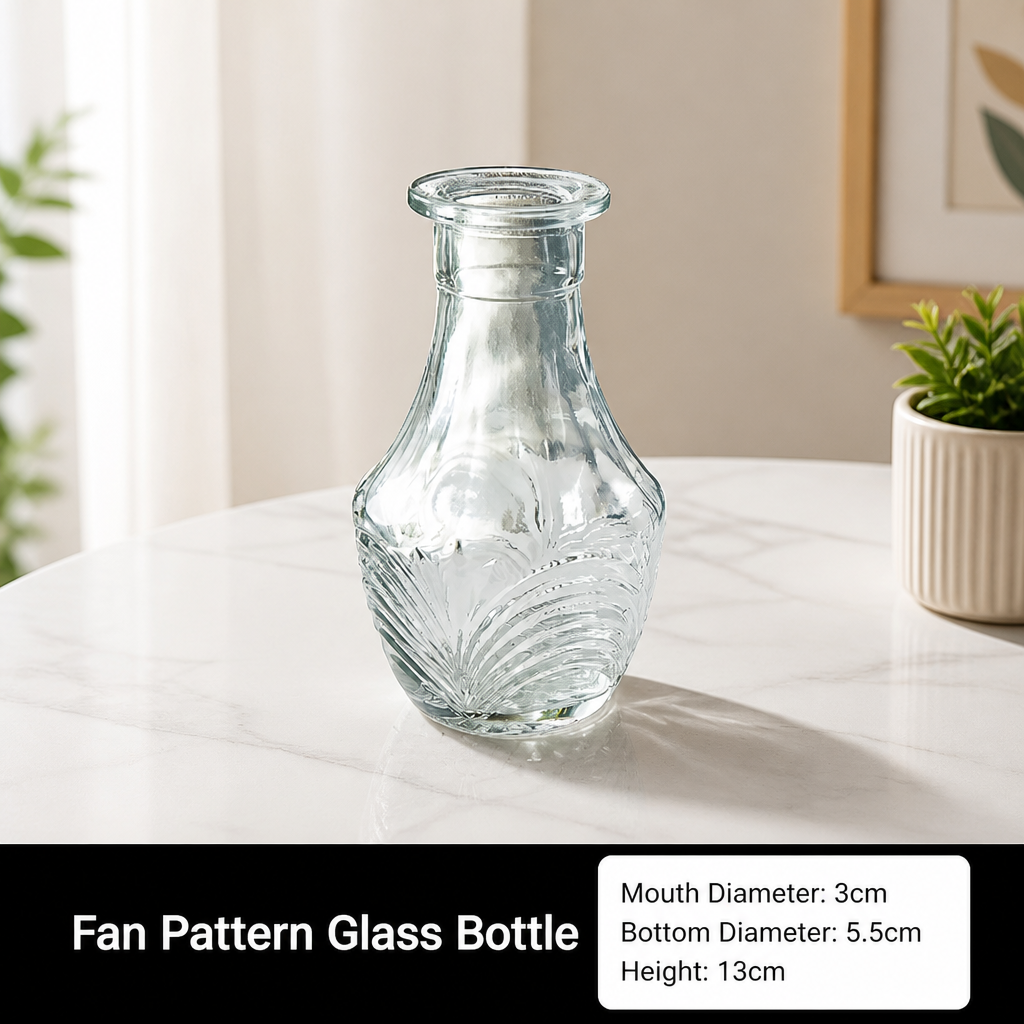 Small Woodland Style Hydroponic Vase for Fresh Flowers