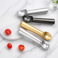 Aluminum Alloy Ice Cream Scoop Fruit Scooper Melon Baller